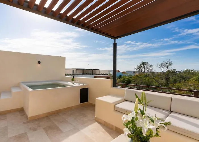 Apartamento Penthouse 3br Only 1 Mile From Tulum